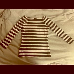 JCrew boatneck long sleeve shirt